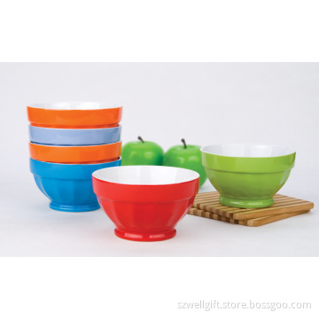 Ceramic Solid Color Ice Cream Bowl